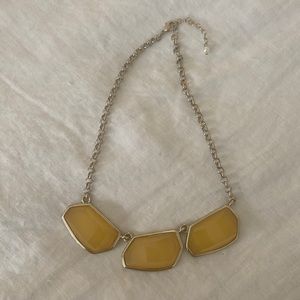 Yellow Gem Necklace